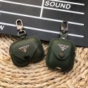 PRADA ブランド airpods 3/2/1/pro2ケース プラダ おしゃれ レザー  おまけつき カラビナ付き バッグ型 全機種対応 エアーポッズ1/2/3ケース 大人気 メンズ レディース