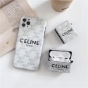 CELINE/セリーヌ ブランド AirPods Pro2/3/Pro/2/1ケース かわいい モノグラム シリコン エアーポッズ1/2/3/プロ2カバー 第1/2/3世代 紛失防止 保護 収納 ファッション メンズ レディース