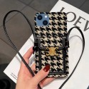 CELINE ブランド galaxy s23/s23 plus/s23 ultraケース セリーヌ インスタ風 レザー チェーン付き ショルダーバング モノグラム カード収納 iphone14/14 pro/14 pro max/14 plusスマホケース 斜め掛け アイフォン14/13/12/11カバー 激安 メンズ レディース