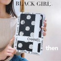 CHANEL ブランド iPad mini6/9/pro 2021 シャネル 花柄 モノグラム レザー アイパッドair/mini 1/2/3/4/5/6ケース 保護 2021 手帳型 軽量 モノグラム 11/12.9インチ ダミエ スタンド機能付き 質感 レディーズ