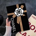 CHANEL ブランド iPad 10/pro2022/air5/mini6/9ケース シャネル 花柄 リボン モノグラム レザー アイパッドmini 6/5/air 4/5/6/9カバー 保護 ipad pro 2021/pro 2020 手帳型 軽量 スタンド機能付き レディーズ