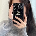 CHANEL/シャネル ブランド iphone 14/14 pro/14 pro max/14 maxケース  かわいい モノグラム ジャケット型 アイフォン14/13/12/11/X/XS/XR/8+/7+カバー 黒白色 ファッション メンズ レディーズ