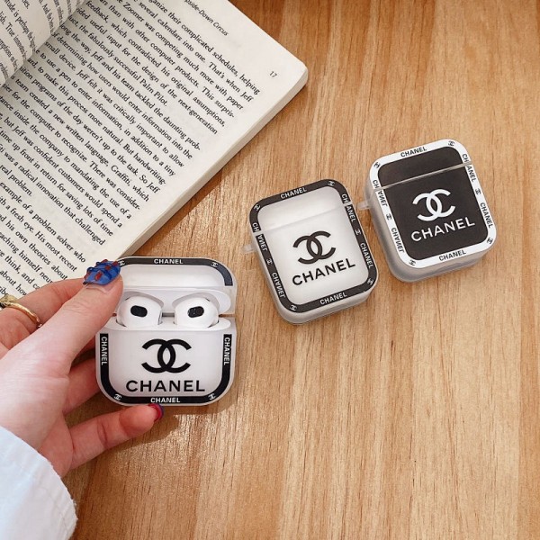 CHANEL/シャネル ブランド Airpods pro 2/3/pro2/2/1ケース オシャレ クリアケース 第1/2/3世代 保護性 モノグラム エアーポッズ3/プロ2/2/1カバー 紛失防止 大人気 メンズ レディーズ