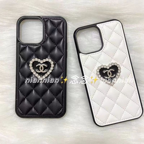 Chanel ハイブランド Iphone 14/14 Pro/14Pro Maxケース 激安 シャネル ハード柄 レザー ステッチ きらきら ジャケット型 TPU 安い 黒白色 アイフォン14/13/12/11/x/xs/xr/8 plus/7 plusカバー 大人気 メンズ レディース