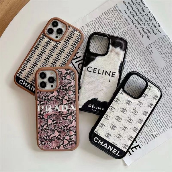 Chanel/シャネル ブランド iPhone 14/14 Pro/14 Pro maxケース 激安 Celine/セリーヌ 蛇革 Prada/プラダ インスタ風 モノグラム ソフトケース ジャケット型 アイフォン14プロ マックス/14プロ/14プラス/13/12/11カバー 大人気 メンズ レディース