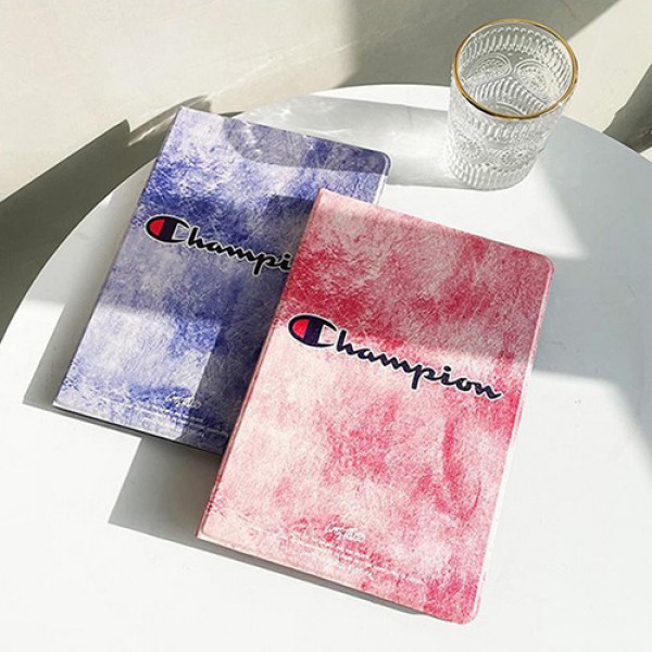 チャンピオン/CHAMPION ブランド ipad mini 6/9ケース モノグラム柄  高級 レザー製 二つ折り アイパッド ミニ6/9/pro 2021/2020カバー 保護 スタンド機能 ファッション メンズ レディーズ