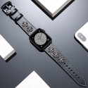 Chrome Hearts クロムハーツ ブランド Apple Watch 8/se2/ultra/7/6/5/4 ハンド モノグラム レザー製 ベルト アップル ウォッチ8/7/6/5/4/SE2腕時計用 ファッション 経典風 芸能人愛用 メンズ レディース