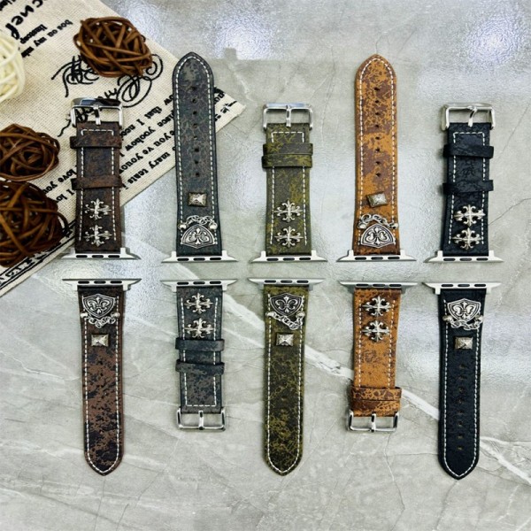 クロムハーツ Chrome Heartsブランド Apple Watch 12 ultra4 11 10 9 ultra3 se3バンド 華奢革 交換バンド高級感 Apple Watch 12 ultra4 10 11 9 8 7 se3 se2/6/5/4/3/2/1ベルト 軽量 フィット 通気性ハイブランドアップルウォッチ12 se3 11 10 ULTRA3 9 8/se2革ベルト 耐久性ブランド apple watch 12 11 10 ultra2 49mmシリコンバンド 痛くない