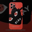 CDG ブランド iphone 13 pro/13 mini/13 pro maxケース ins風 コムデギャルソン NARUTO 川久保玲 モノグラム ジャケット型 カラス柄 芸能人愛用 アイフォン13/12/11/x/xs/xr/8/7カバー メンズ レディーズ