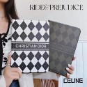 DIOR/ディオール ブランド IPAD AIR 5/mini 6/9/pro 2021ケース お洒落 手帳型 アイポッド エアー5/ミニ 6/9カバー ひし形 第5世代 11/12.9inches スタンド付き 芸能人愛用 メンズ レディーズ 