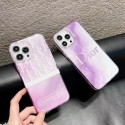 DIOR ブランド ディオール iphone 14/14 pro/14 pro maxケース 激安 クリアケース パープル色 きらきら モノグラム アイフォン14/13/12/11カバー ファッション メンズ レディーズ