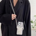 DIOR/ディオール ブランド iphone 14/14 pro/ 14 pro maxケース インスタ風 チェーン付き カード 収納可能 レザー 斜めがけ アイフォン14/13/12/11カバー 激安 ファッション メンズ レディース