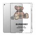 バーバリー/BURBERRY ブランド ipad air 5/4/mini 6/9/pro 2021ケース クリア 熊柄 ペンスロット付 激安 シリコン製 全機種対応 モノグラム ジャケット型 アイパッド エアー5/ミニ 6/9/プロ2021カバー 12.9/11/10.9インチ メンズ レディース