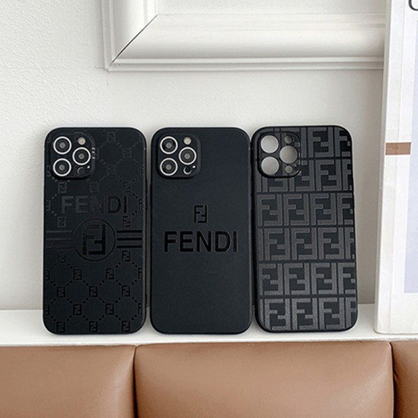 Fendi/フェンディ ブランドiphone 13pro/13mini/13pro maxケース 個性ジャケット型 モノグラム 激安 シリコン製 FENDI アイフォン13/12/12 pro/12 mini/12 pro maxカバー  黒 シンプル iphone12/11/SE2/X/XS/XR/8/7ケース 芸能人愛用 メンズ レディーズ