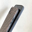 FENDI ブランド iPhone 13 Pro/13 Mini/13 Pro Maxケース ins風 フェンディ モノグラム ジャケット型 シンプル アイフォン13/12 Pro Max/12 Miniスマホケース 芸能人愛用 iphone13/12/11/se2/x/xs/xr/8/7カバー コピー ファッション メンズ レディーズ 