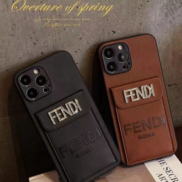 Fendi フェンデイiphone 15 plusケース ビジネス ストラップ付き手帳型 アイフォン15プラス スマホケース 可愛いレディース ins風 iphone 15 proケース 韓国風 おまけつき芸能人愛用 アイフォン15ウルトラ ケース