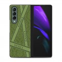 グッチ ハイブランド Galaxy Z Fold3/W21/W20ケース Gucci 背面レザー 折りたたみ スマホケース モノグラム 花柄 オリジナル モノグラム ギャラクシー Fold2/Foldカバー メンズ レディース