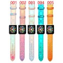GUCCI/グッチ ブランド Apple Watch 8/7/6/SE2/ultraバンド きらきら アップルウォッチ8/7/6/se/5/4/3ベルト カラー レザー製 腕時計 ストラップ オシャレ メンズ レディーズ