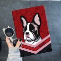 グッチ GUCCI ブランド ipad mini 6/9/pro 2020/2021ケース お洒落 パグ犬柄 アイポッド ミニ 6/9カバー 手帳型 モノグラム レザー 第 9/8/7世代 ins風 スタンド付き 潮流 芸能人愛用 メンズ レディーズ 