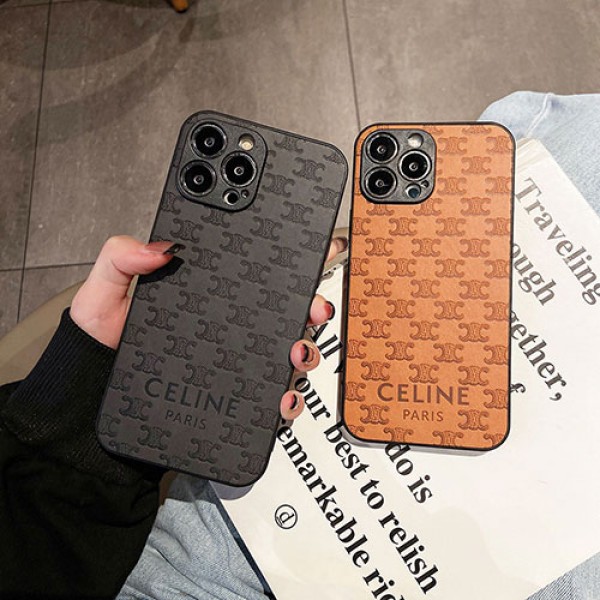 セリーヌ ハイブランド iphone 13/13 pro/13 pro maxケース インスタ風 CELINE モノグラム ジャケット型 四角保護 アイフォン13/12/11/x/xr/xs/xs maxカバー 大人気 メンズ レディース