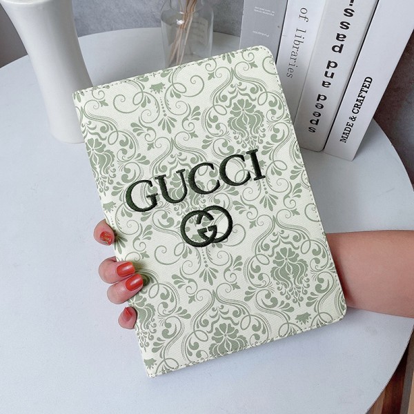 GUCCI/グッチ ブランド ipad mini 6/9ケース かわいい 花柄 高級 モノグラム スタンド機能 アイパッド ミニ6/9/pro 2021/2020カバー 保護 ファッション メンズ レディーズ