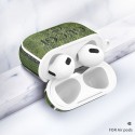 Gucci/グッチ ブランド 革製 Airpods 3/2/1/pro2ケース レザー製 モノグラム柄 紛失防止 カラビナ付き 人気 エアーポッズ プロ2/3収納カバー 第1/2/3世代 保護性 携帯便利 メンズ レディーズ