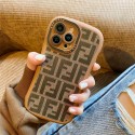 Fendi/フェンディ ハイブランド iphone se3/13 pro/13 pro maxケース 芸能人愛用 ジャケット型 FENDI モノグラム シリコン製 アイフォンSE3/13/12/11/X/XS/XR/8/7カバー  耐衝撃 ファッション メンズ レディーズ