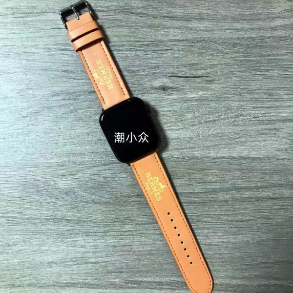 HERMES エルメス ブランド Apple Watchアップルウォッチ8/SE2/Ultra/7ハンド かわいい モノグラム レザー製 馬車柄 芸能人愛用 apple watch 8/se2/ultra/7/6/5/4/3/2/1ベルト 腕時計 ストラップ ファッション メンズ レディース