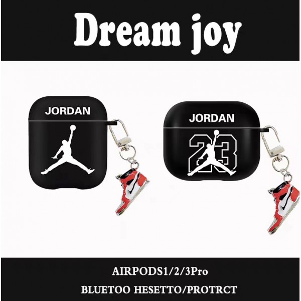 Jordan/ジョーダン ブランド Airpods  pro 2/3/pro/2/1ケース お洒落 スポーツ靴柄 Air Jordan 第1/2/3世代 NIKE ナイキ スニーカー柄 カラビナ付き モノグラム エアーポッズ3/プロ2ケース 保護性 紛失防止 携帯便利 人気 メンズ レディーズ