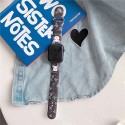 KAWS カウズ ハイブランド Apple Watch 7/6/SEバンド人気 シリコン製 オシャレ 熊頭柄 人気  アップルウォッチ 7/6/5/4/SEストラップ 経典 ベルト 芸能人愛用 メンズ レディース