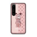 ルイヴィトン/lv  ハイブランド xperia 1 iii/5 iii/10 iii/Ace iiケース オシャレ 熊柄 レザー製 エクスペリア1III/5III/10III/ACE2カバー モノグラム ジャケット型スマホケース メンズ レディーズ