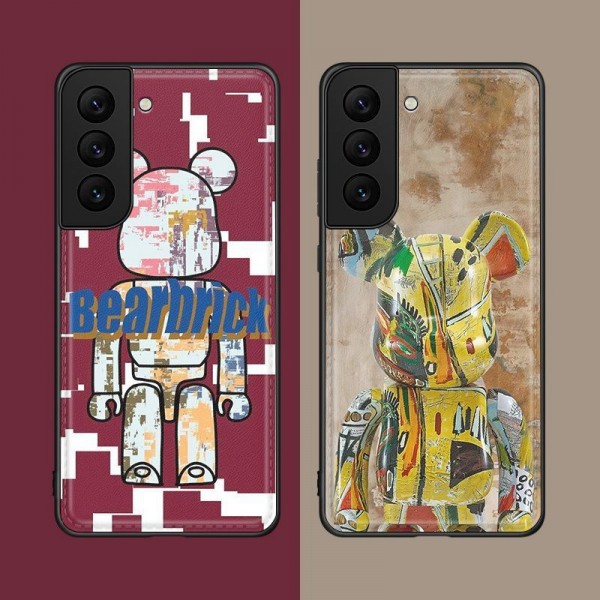 BE@RBRICK/ベアブリック ブランド iphone se3/13/13 pro/13 pro maxケース 個性 熊柄 Galaxy S22/S22+/S22 Ultra/s21/note21カバー モノグラム 全機種対応 huawei P50/mate40ケース 大人気 メンズ レディース