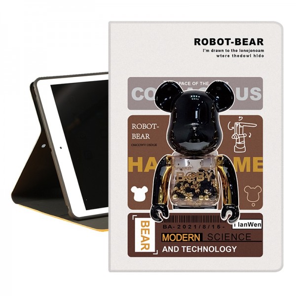 BE@RBRICK ブランド ipad air5/mini 6/9ケース ベアブリック 個性 ipad air5/4/3/2 手帳型 アイポッド ミニ 6/2/3/4/5/9カバー 第5/4世代 ipad pro 2021カバー スタンド付き メンズ レディース