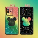 Kaws ブランド iphone se3/13/13 pro/13 pro max/13 miniケース モノグラム 彩色 熊頭柄 カウズ 全機種対応 Galaxy a53/S22/s22+/s22 ultra/note21ケース ジャケット型 Xperia 1/10 IV/aceiiI/pro-i/5iii/10iii/カバー 大人気 メンズ レディーズ 