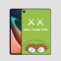 KAWS/カウズ ブランド ipad 10/pro 2022/air5/mini 6/9ケース 個性 セサミストリート柄 ガラス ジャケット型 アイパッド10/プロ2022/エアー5/ミニ 6/9カバー 激安 全機種対応 モノグラム メンズ レディース