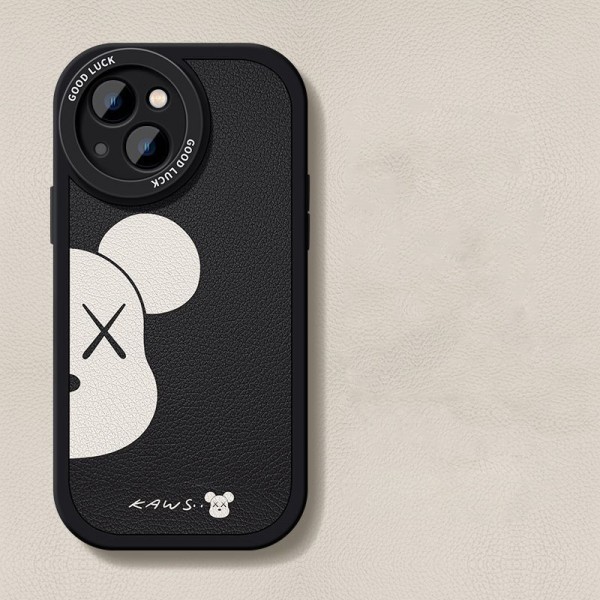 Kaws ブランド iphone 14/14 pro/14 pro max/14 plus/13 miniケース 激安 XX柄 カウズ 熊頭 モノグラム ジャケット型 アイフォン14/13/12/11/x/xs/xs maxカバー ファッション メンズ レディース