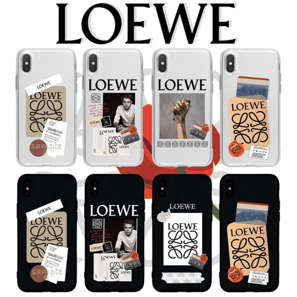 LOEWE/ロエベ ブランド Iphone se 第3世代/13/13 Pro/13 Pro Max/13 mini/ケース 経典 クリア ジャケット型 芸能人愛用 アイフォンSE3/13/12/11/x/8/7カバー モノグラム メンズ レディース