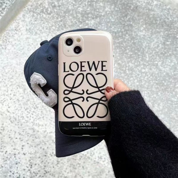 LOEWE ブランド iphone 14/14 pro/14 pro maxケース ロエベ インスタ風 カガミ 化粧 キラキラ 手帳型 ジャケット型 セレブ愛用 アイフォン14/13/12/11カバー メンズ レディース