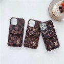 GUCCI/グッチ ブランド LV/ルイヴィトン iphone 14/14 plus/14 pro/14 pro maxケース かわいい モノグラム カード入れ レザー ポケット付き アイフォン14/13/12/11/x/xr/xs/8/7カバー 大人気 メンズ レディーズ