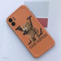 ルイヴィトン/LV ブランド iphone 13/13 mini/13 pro/13 pro maxケース インスタ風 テッド柄 キャラクター モノグラム アイフォン13/12/11/x/8/7カバー メンズ レディース