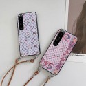 LV/ルイヴィトン ブランド xperia 1 iii/5 iii/10 iii/Ace iiケース モノグラム 斜め掛け チェーン付き エクスペリア1III/5III/10IIIカバー ジャケット型 iPhone 13/13 mini/13 pro/13 pro maxスマホケース メンズ レディーズ