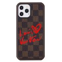 LV/ルイヴィトン ブランド iphone 13/13 pro/13 mini/13 pro maxケース 経典 格子 心柄 ジャケット型 モノグラム セレブ愛用  アイフォン13/12/11/X/XS/XR/8/7カバー ファッション メンズ レディーズ