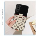 LV ハイブランド iphone se 第3世代/13/13 pro/13 pro maxケース かわいい ルイヴィトン 熊柄 ジャケット型  Galaxy A53/A73/A33/S22/s22+/s22 ultra/note21ケース モノグラム Xperia 1/10 IV/pro-i/aceiiI/1iii/5iii/10iii/カバー メンズ レディーズ