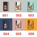 lv ルイヴィトン ブランド Galaxy S23/S23+/S23 Plus/S23 Ultraケース 韓国風  モノグラム 熊 テディベア柄 ジャケット型 激安 ギャラクシーs23/s23プラス/s23ウルトラ カバー ファッション メンズ レディース