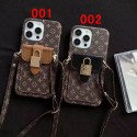 ルイヴィトン LV ハイブランド iphone 14/14 pro/14 pro maxケース カード入れ レザー 激安 ストラップ付 アイフォン14/13/12/11カバー スタンド付き スマホケース コピー レディース メンズ