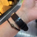 LV/ルイヴィトン ブランド アップルウォッチ8/SE2/Ultra/7バンド かわいい モノグラム 黒色 レザー製 Apple Watch 8/se2/ultra/7/se/6/5/4/3/2ベルト 腕時計 ストラップ 高級 人気 メンズ レディース