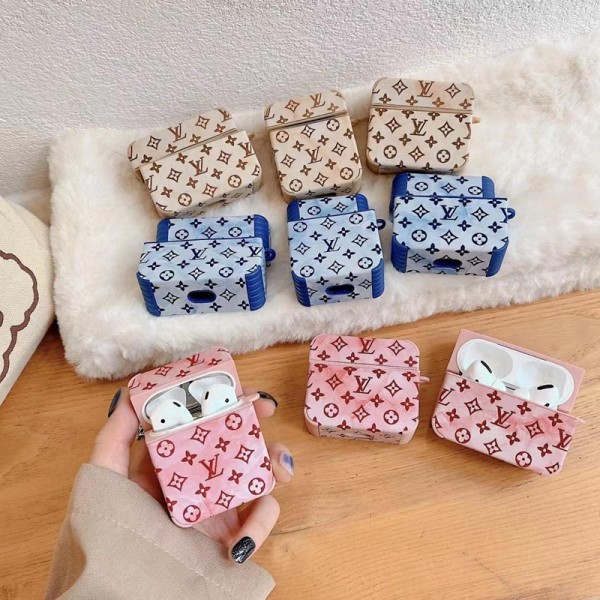 LV/ルイヴィトン ブランド Airpods 3/pro2ケース かわいい モノグラム柄 保護性 エアーポッズ プロ2/3カバー カラビナ付き 紛失防止 第1/2/3世代 収納ケース 携帯便利 大人気 メンズ レディーズ