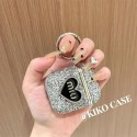 MIU MIU ミュウミュウ ブランド Airpods Pro 2/3/Pro/2/1ケース キラキラ カラビナ付き 紛失防止 第1/2/3世代 保護性 潮流 エアーポッズ プロ2/3/2/1収納カバー 軽量 携帯 便利 メンズ レディース