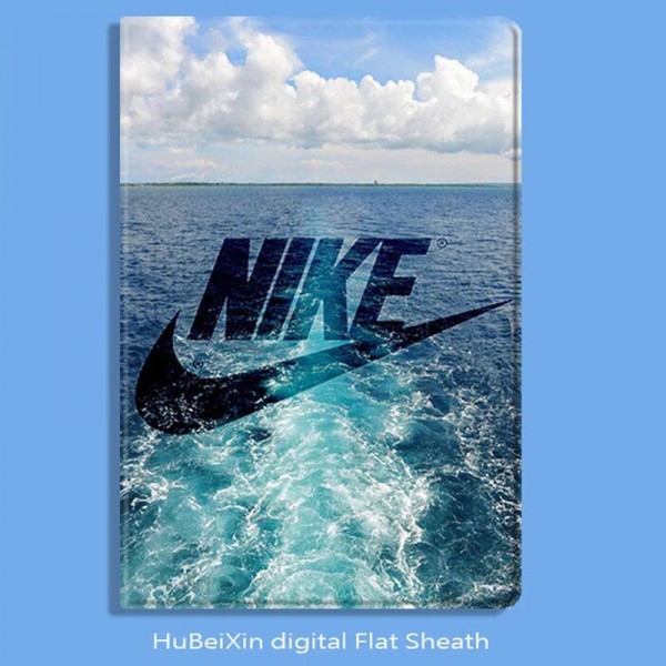 NIKE ipad mini 6/9/proケース ブランド ナイキ iPad Pro 12.9/11inch 2021/2020 激安 レザー製 海波柄 全機種対応 モノグラム 手帳型 Nike アイパッドair4/8 2020/mini 5/4カバー 9.7インチ 2018/2017 メンズ レディース