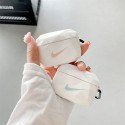 NIKE ナイキ ブランド AirPods 3/2/1/Pro2ケース かわいい スポーツ風 凸凹 第1/2/3世代 エアーポッズ1/2/3/プロ2カバー カラビナ付き シリコンケース 紛失防止 保護 メンズ レディース